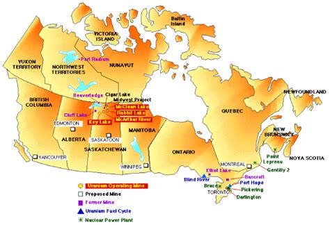 nuclear power plants in canada locations